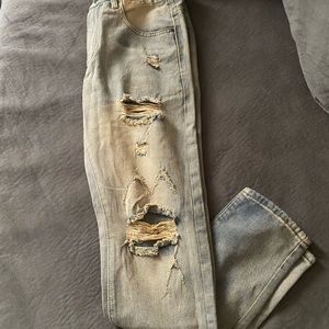 Size 30 jeans with holes